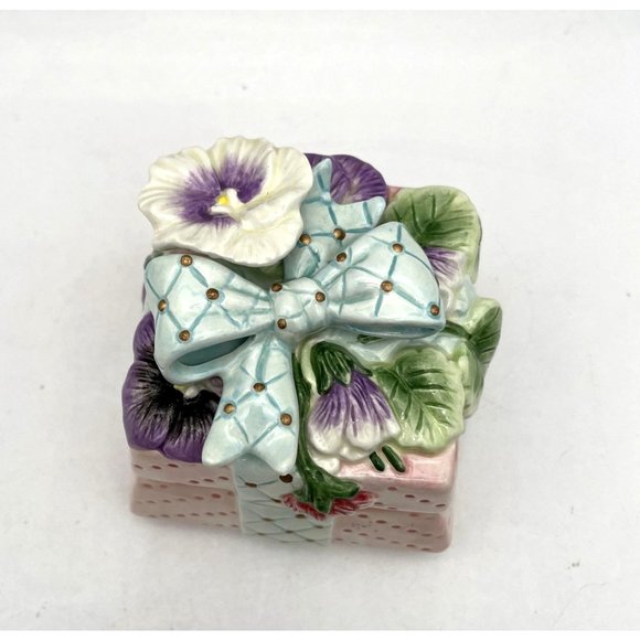 Vtg. Fitz & Floyd Essentials Trinket Box - Picture 5 of 7